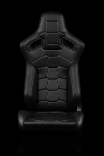 BRAUM ELITE-X Series Sport Reclinable Seats - Pair - Black (Komodo Edition)