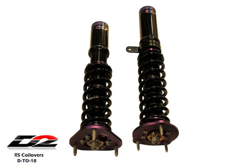 D2 Racing RS Series Coilovers - Toyota Celica Turbo All Trac AWD & GTS (1989-1993)