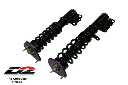 D2 Racing RS Series Coilovers - Toyota Corolla (1988-2002)