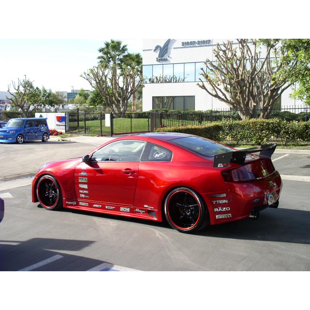 APR GTC-300 2003-2007 Infiniti G35 Coupe Carbon Fiber Adjustable Wing 67” Airfoils main image 0