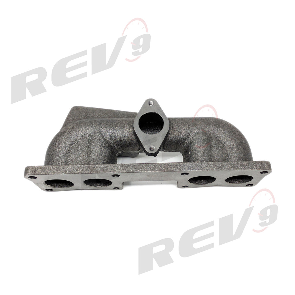 MF069 Rev9 Power Top Mount T3 Cast Manifold Nissan S13 240SX KA24E Circuit Spec R