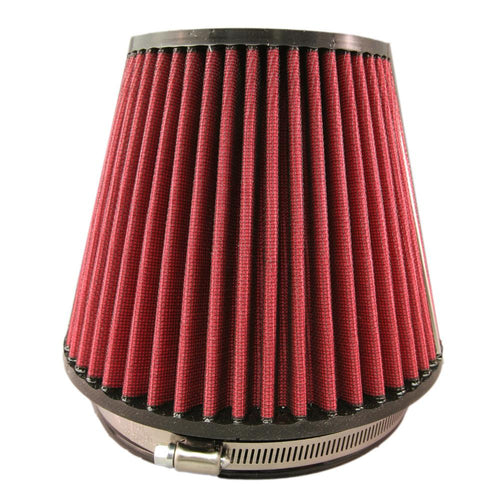 BLOX Racing 6" Round Tapered Universal Dry Air Intake Cone Filter Car/Truck/SUV