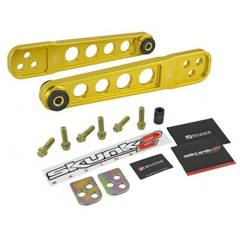 Skunk2 Racing Pro Rear Lower Control Arms - Gold - Acura RSX & Type S (2002-2006)