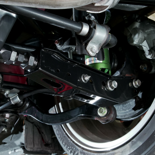 Blox Racing Adjustable Rear Lower Control Arms Set - Black - Subaru WRX & STI (2008-2021)
