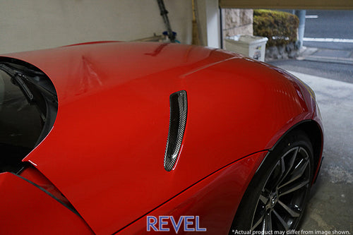 Revel GT Dry Carbon Fiber Hood Duct Covers Set- Toyota A90 GR Supra (2020+)