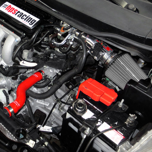 HPS Performance Shortram Cold Air Intake Kit Installed Honda 2009-2013 Fit 1.5L 827-102