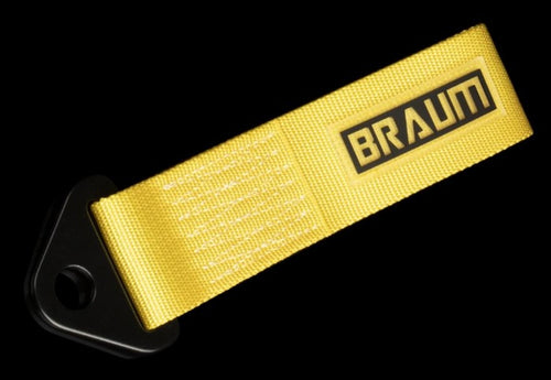 Braum Racing Universal Tow Strap - Yellow