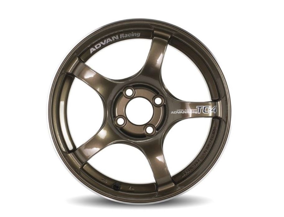 Advan TC4 16x8.0 +38 4-100 Umber Bronze Metallic Wheel (No Ring) main image 1