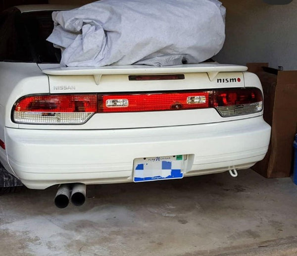 Phase 2 Motortrend (P2M) 3pc Crystal Clear Rear Taillights Kit - Nissan 240sx S13 (1989-1994)