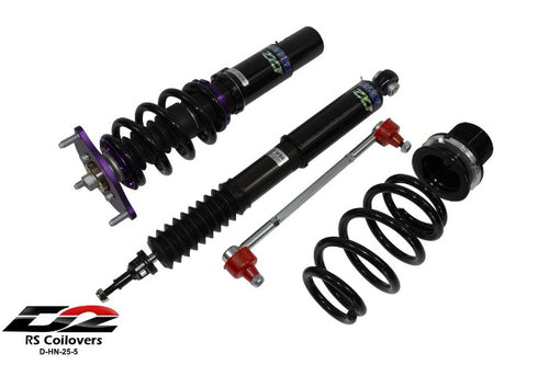 D2 Racing RS Series Coilovers - Honda Accord w/ NO ADS (2018-2021)