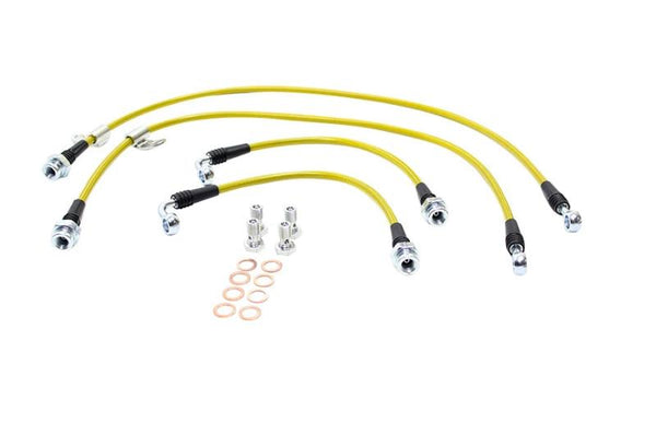 ISR Performance Stainless Steel Braided Brembo Front & Rear Brake Lines - Nissan Z33 350z (2003-2009)