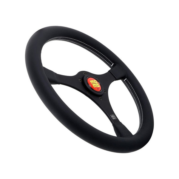 MOMO Racing Heritage 1968 Black Leather - 350mm - Limited Edition