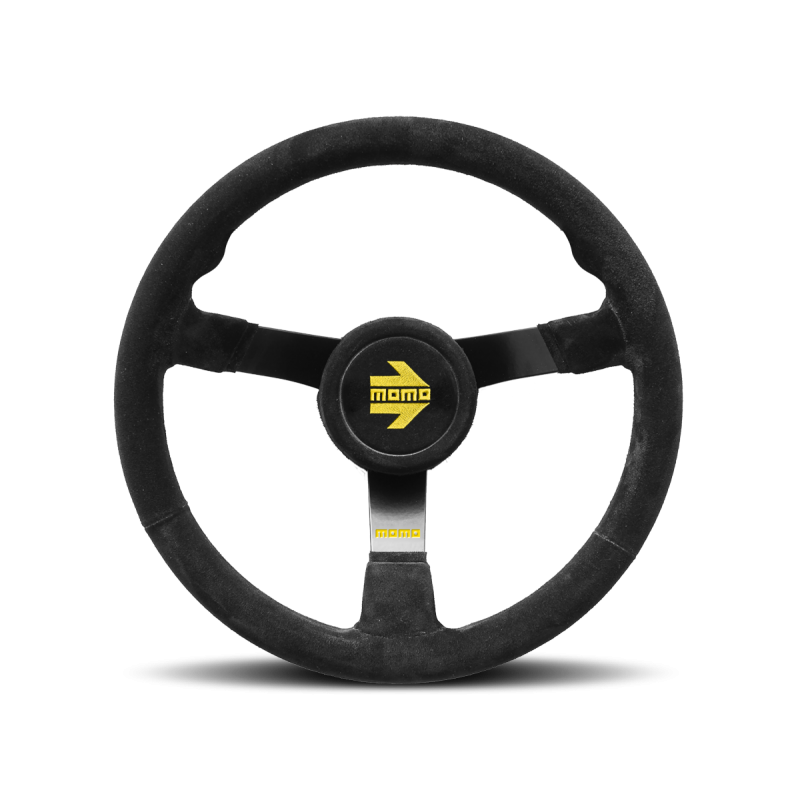R1971/38NS - MOMO Racing Mod. N38 Steering Wheel - 380MM - Black