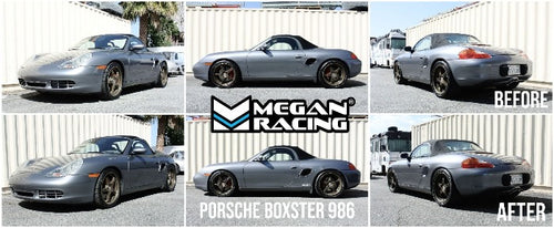 Megan Racing Performance Lowering Springs - Porsche Boxster 986 (1997-2004)