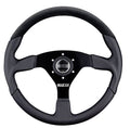 Sparco L505 Steering Wheel 350mm - Black Alcantara, Leather, Perforated Leather