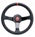 Sparco CHAMPION Steering Wheel 330mm - Perforated Leather, Red Stitching