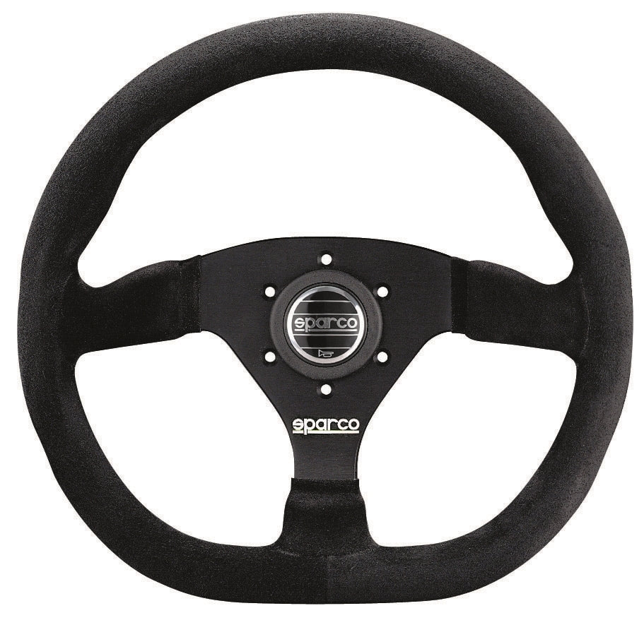 Sparco TARGA 350 Steering Wheel 350mm - Black Smooth Leather