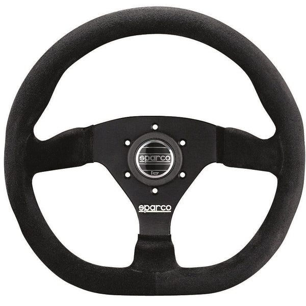 Sparco TARGA 350 Steering Wheel 350mm - Black Smooth Leather