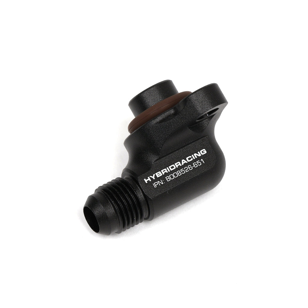 Hybrid Racing -6 AN Water Pump Port Fitting - fitting overview
