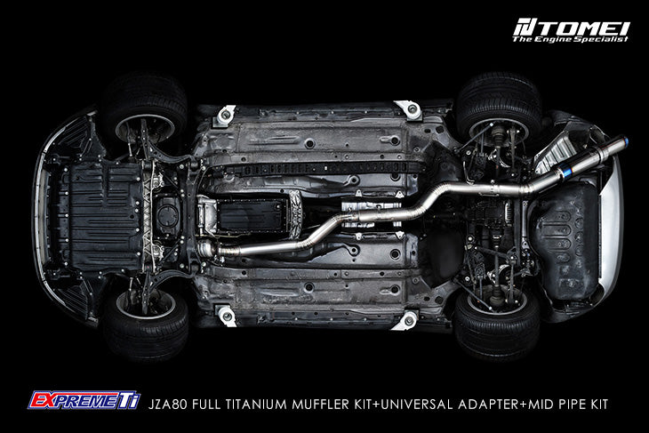 Tomei Expreme Ti Full Titanium Mid Pipe - Toyota Supra MK4 JZA80