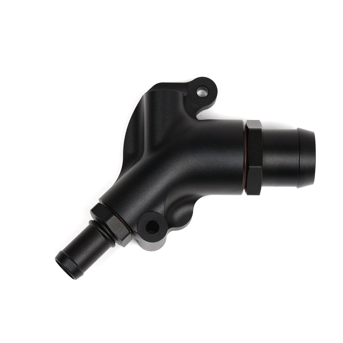 Hybrid Racing PRB FWD Coolant Port Adapter - side view