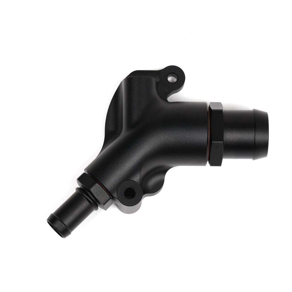 Hybrid Racing PRB FWD Coolant Port Adapter - side view
