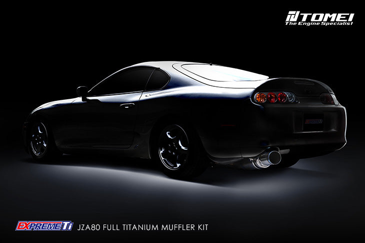 Tomei Expreme Ti Titanium Single Exit Exhaust System - Toyota Supra MK4 JZA80