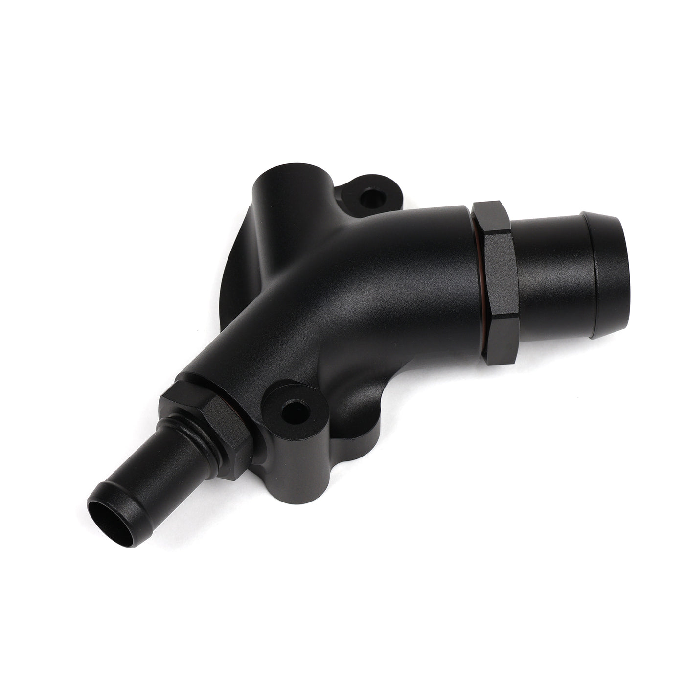 Hybrid Racing PRB FWD Coolant Port Adapter - rear view