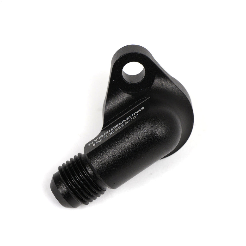 Hybrid Racing -6 AN Water Pump Port Fitting - 90-degree fitting