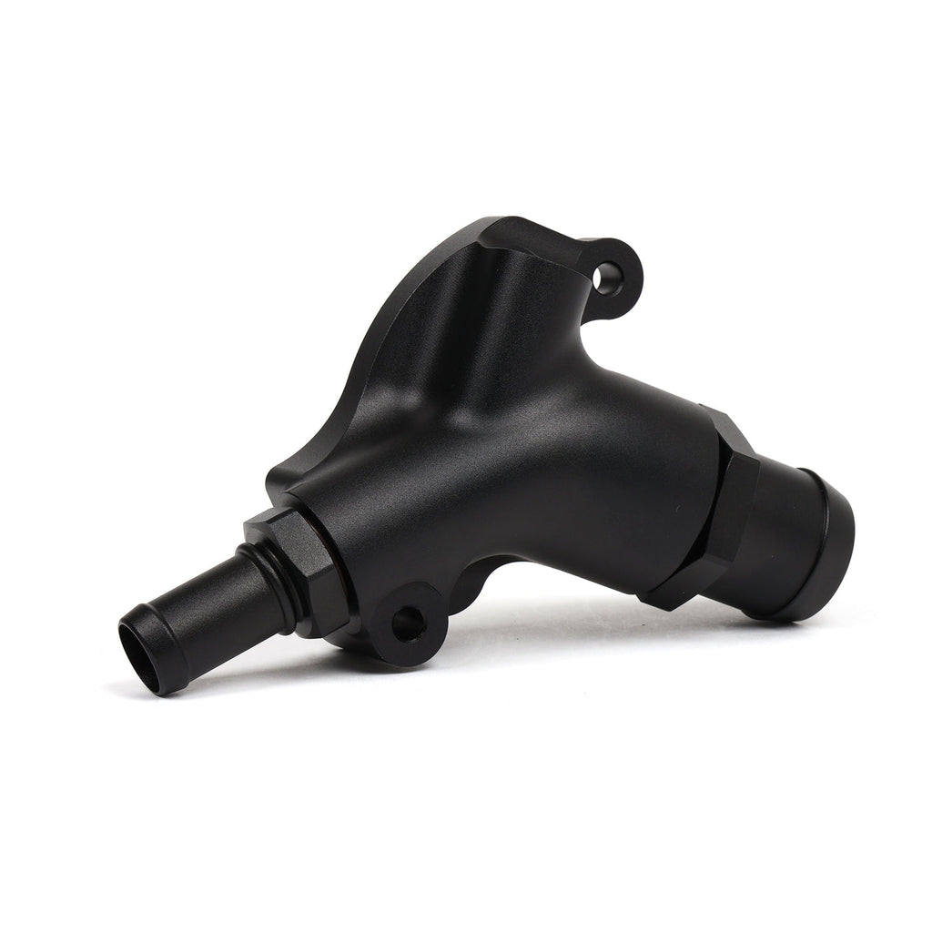 Hybrid Racing PRB FWD Coolant Port Adapter - coolant outlet detail