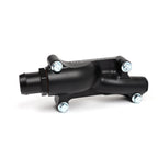 Hybrid Racing RBC RWD Coolant Port Adapter - machined passage detail