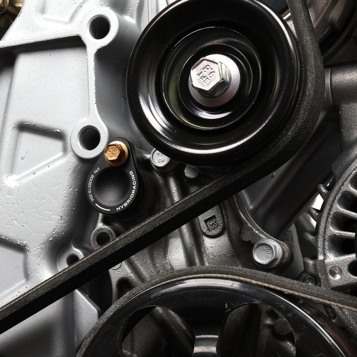 Hybrid Racing Water Pump Port Block Off - water pump installation