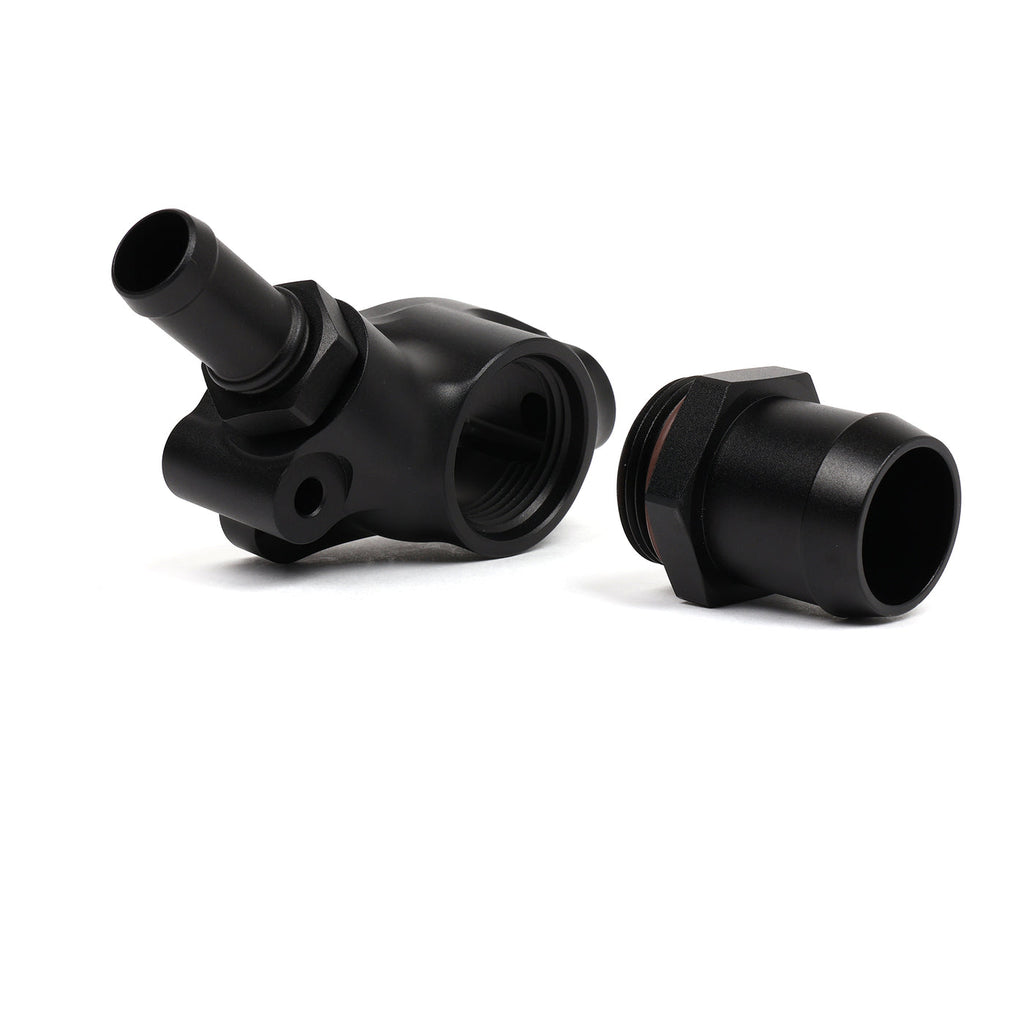 Hybrid Racing PRB RWD Coolant Port Adapter - included fittings