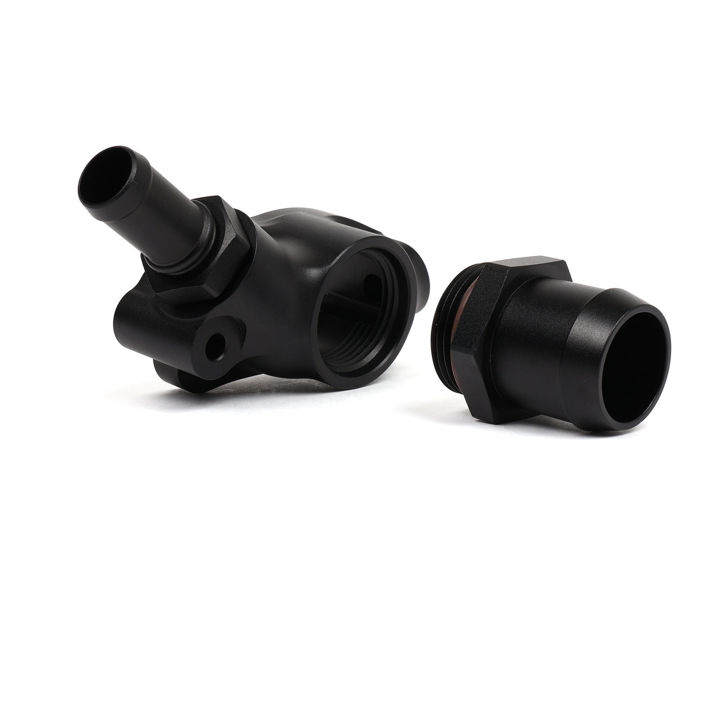 Hybrid Racing PRB RWD Coolant Port Adapter - included fittings