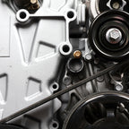 Hybrid Racing Water Pump Port Block Off - installed detail