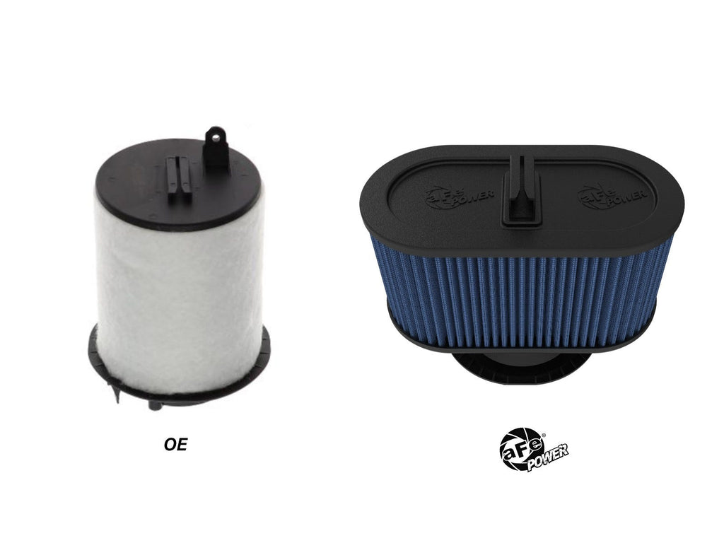 aFe Magnum FLOW OE Replacement Air Filter w/ Pro DRY S Media (Pair) - Audi R8 2008-2015