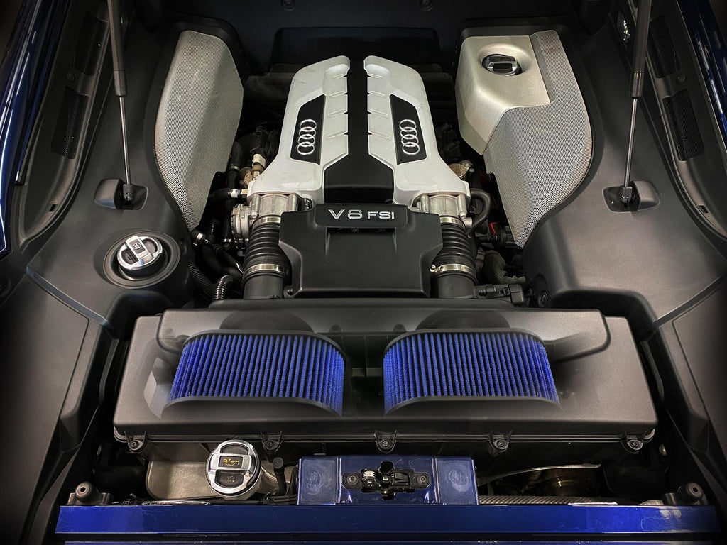 aFe Magnum FLOW OE Replacement Air Filter w/ Pro DRY S Media (Pair) - Audi R8 2008-2015