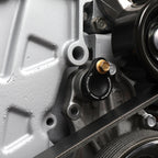 Hybrid Racing Water Pump Port Block Off - complete installation