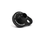 Hybrid Racing -6 AN Water Pump Port Fitting - straight fitting installed
