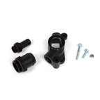 Hybrid Racing PRB RWD Coolant Port Adapter - installed orientation