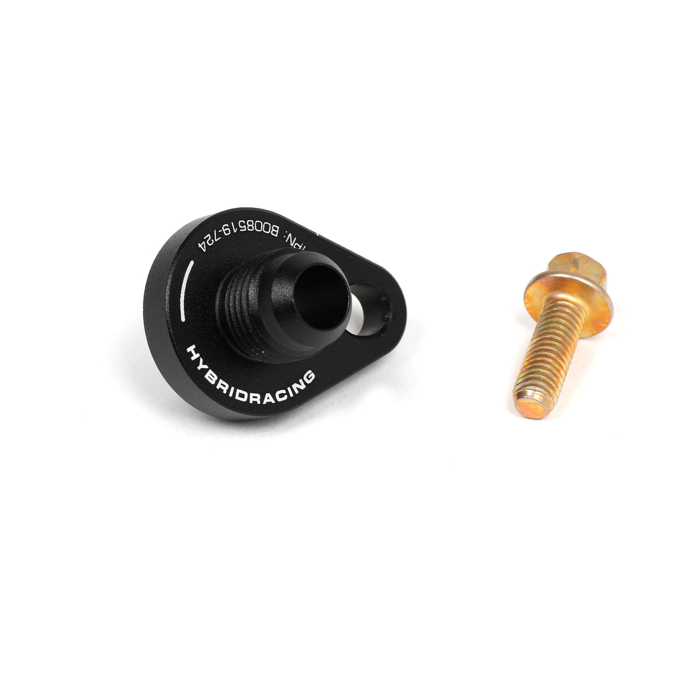 Hybrid Racing -6 AN Water Pump Port Fitting - oil cooler plumbing