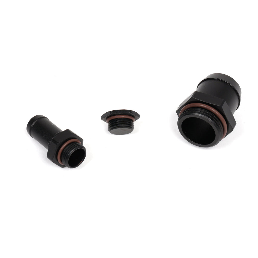 Hybrid Racing RBC RWD Coolant Port Adapter - complete kit