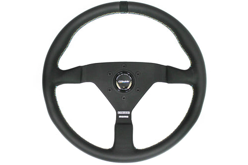 MCL35BK3B - MOMO Montecarlo Steering Wheel - 350MM - Black Leather MCL35BK3B - MOMO Montecarlo Steering Wheel - 350MM - Black Leather