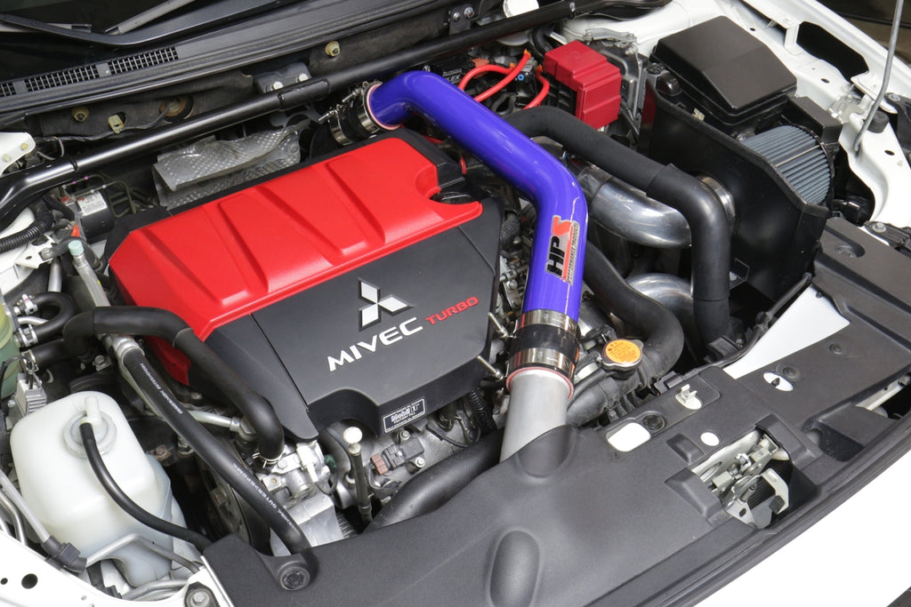 HPS Performance Upper Intercooler Charge Pipe Kit (Blue) - Mitsubishi Lancer Evolution X - (2008-2015)