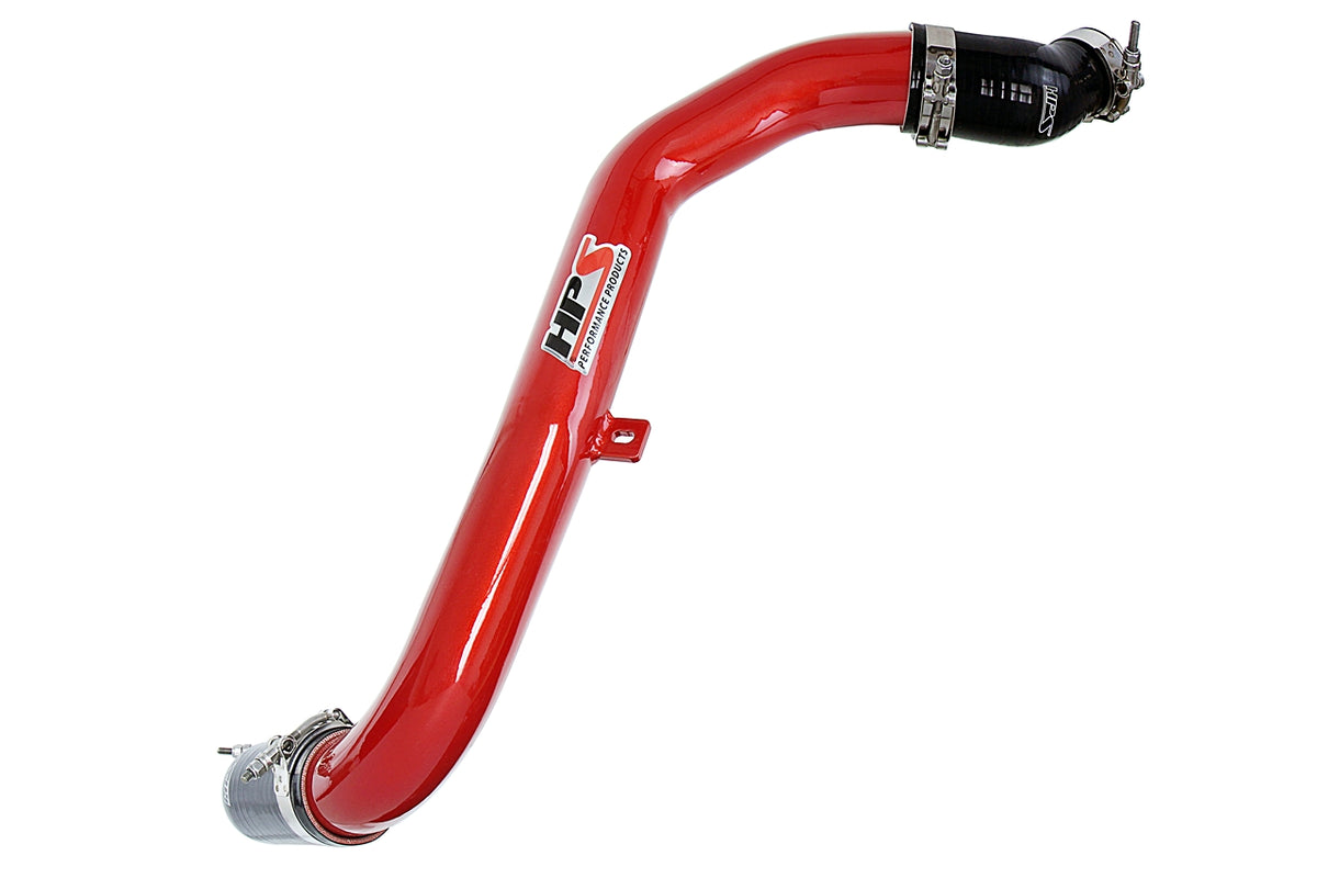 HPS Performance 2.5 inch Intercooler Charge Pipe Kit Hot Side Red 17-106R