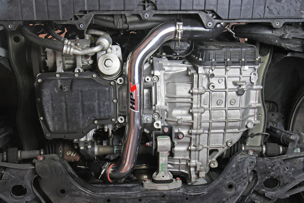 HPS Performance 2.5" Intercooler Charge Pipe Kit (Hot Side) (Red) - Hyundai Veloster - (2013-2017)