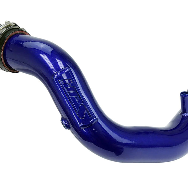HPS Intercooler Hot Charge Pipe with Silicone Boots - Blue - Lexus IS200T 2.0L Turbo (2016-2017)