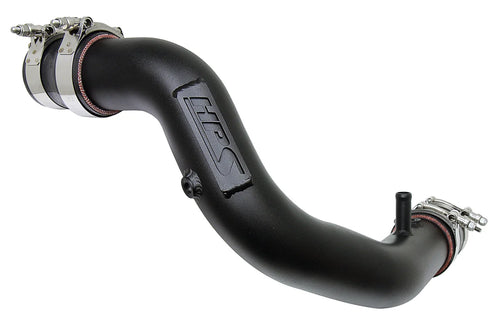 HPS Intercooler Hot Charge Pipe with Silicone Boots - Black - Lexus IS200T 2.0L Turbo (2016-2017)