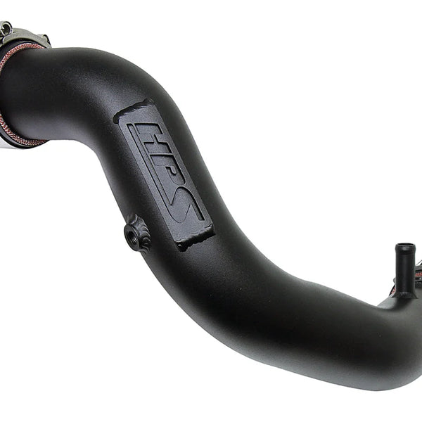 HPS Intercooler Hot Charge Pipe with Silicone Boots - Black - Lexus IS200T 2.0L Turbo (2016-2017)