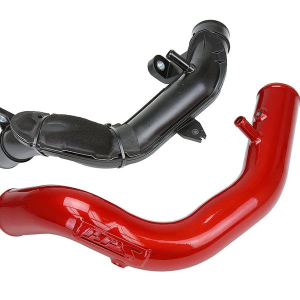 HPS Intercooler Hot Charge Pipe with Silicone Boots - Red - Lexus IS200T 2.0L Turbo (2016-2017)